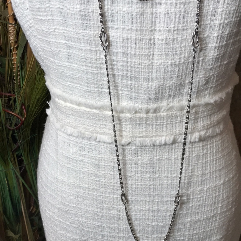 J.Crew 🌹  stunning creamy white tweed dress - Picture 5 of 16